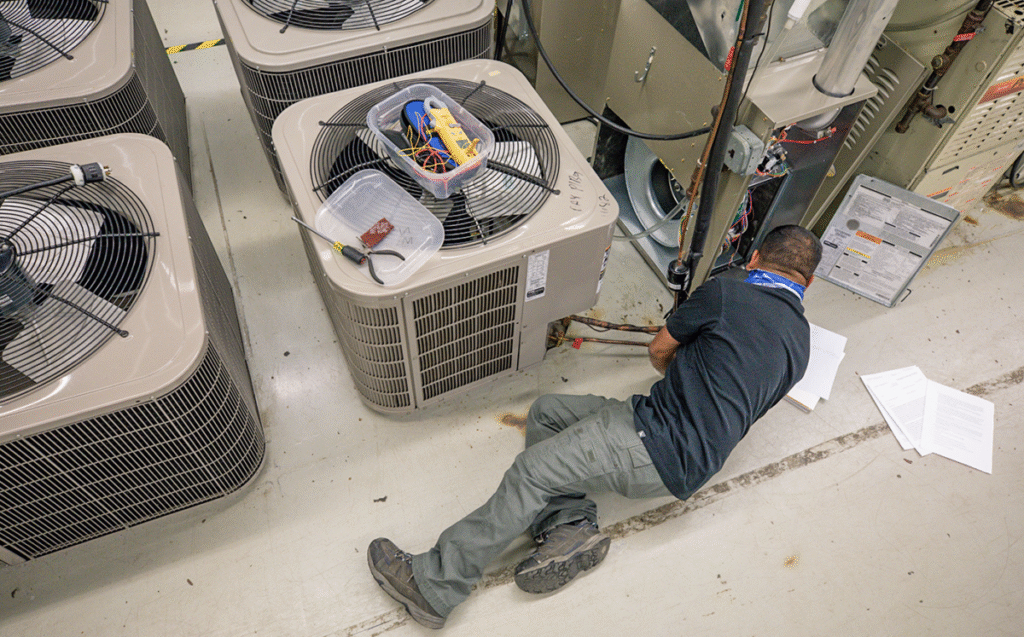 HVACR-students-furnace-tuneup-10152020-4-1200×747